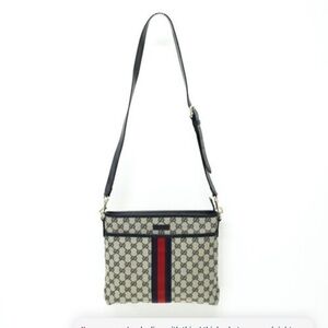 Gucci Shoulder Bag GG Sherry Crossbody Beige